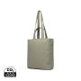 VINGA Hilo AWARE™ återvunnen canvas tote med dragkedja ljus grön