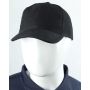 Premium 6-panel keps i twill Black