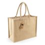 Klassisk shoppingväska i jute Beige