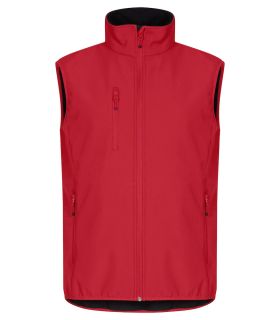 Classic Softshell Vest Röd