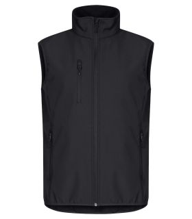 Classic Softshell Vest Svart