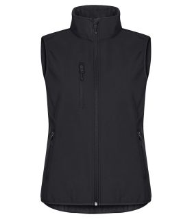 Classic Softshell Vest Women Svart