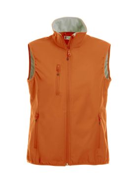 Basic Softshell Vest Ladies blodapelsin
