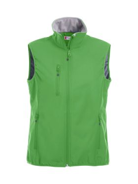 Basic Softshell Vest Ladies apple green
