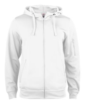 Basic Active Hoody Full Zip vit