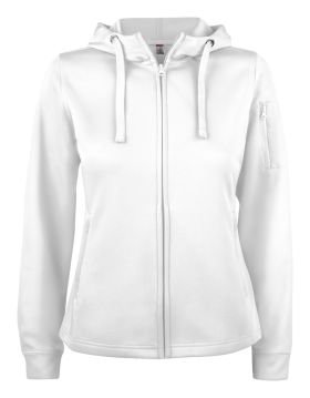 Basic Active Hoody Full Zip Women vit