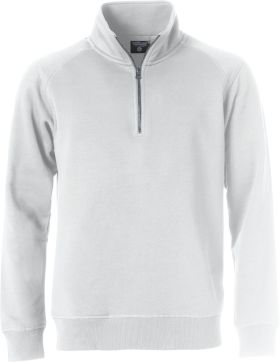 Classic Half Zip vit