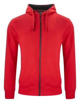 Classic Hoody Full Zip Röd
