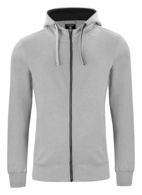 Classic Hoody Full Zip gråmelerad