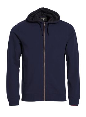 Classic Hoody Full Zip Mörk marin