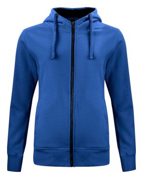 Classic Hoody Full Zip Women Royalblå