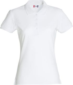 Basic Polo Women vit