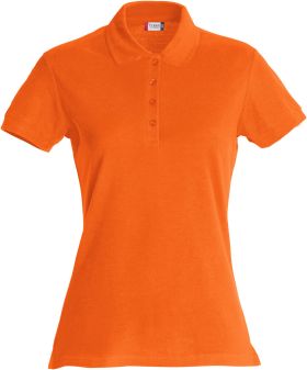Basic Polo Women blodapelsin