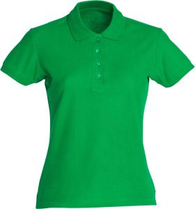 Basic Polo Women apple green