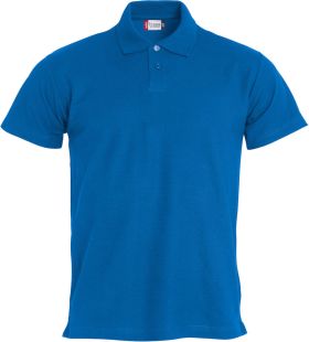 Basic Polo S/S Junior Royalblå