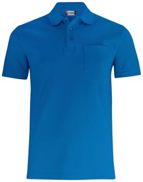 Basic Polo Pocket Royalblå