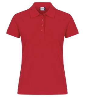 Heavy Premium Polo Women Röd