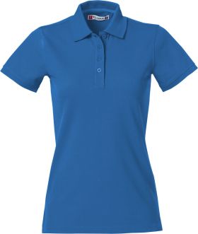 Heavy Premium Polo Women Royalblå