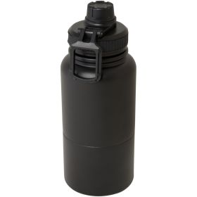 Dupeca 840 ml isolerad vattenflaska av RCS-certifierat rostfritt stål Svart