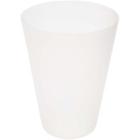 Glastonbury 300 ml återanvändbar plastmugg Vit