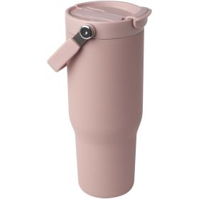 Bronx 900 ml vakuumisolerad termos av koppar och RCS-certifierat återvunnet rostfritt stål med ett lock med dubbla funktioner  Rosa