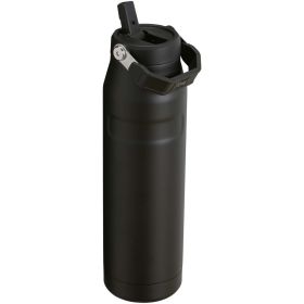 Stanley IceFlow™ 2.0 1,06 liter vattenflaska med flip-sugrör Svart
