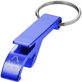 Tao flask- och burköppnare med nyckelring av RCS-återvunnen aluminium Blå