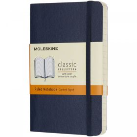 Moleskine Classic PK av anteckningsbok med mjukt omslag – linjerad Blå