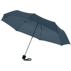 Ida 21,5" hopfällbart paraply Blå