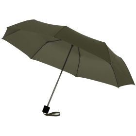 Ida 21,5" hopfällbart paraply Grön