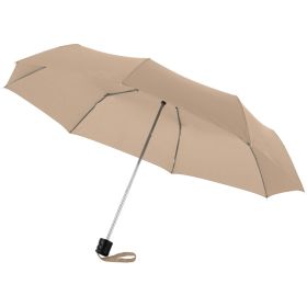 Ida 21,5" hopfällbart paraply Beige
