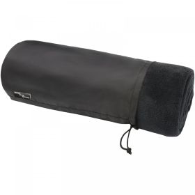Lily GRS RPET korallfleece filt Svart