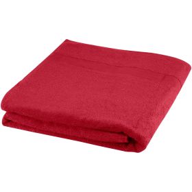 Evelyn handduk av 450 g/m² bomull, 100 x 180 cm Röd