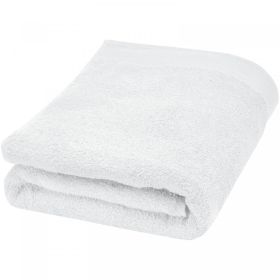 Ellie handduk av 550 g/m² bomull, 70 x 140 cm Vit
