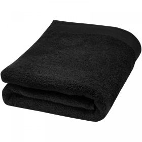 Ellie handduk av 550 g/m² bomull, 70 x 140 cm Svart