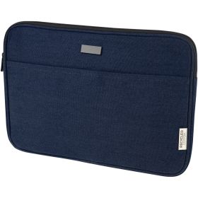 Joey 14" laptopfodral av GRS-återvunnen canvas 2 liter Marin