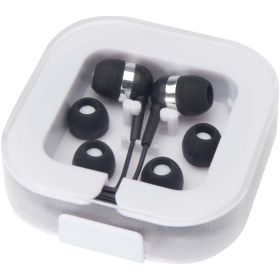 Dofida öronsnäckor med Type C-kabel och förvaringsfodral av återvunnen plast Svart