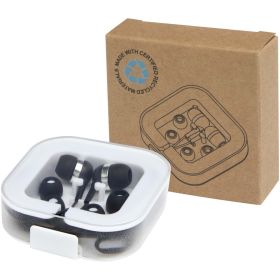 Baekdu headset med Type C-kabel och förvaringsfodral av återvunnen plast Svart