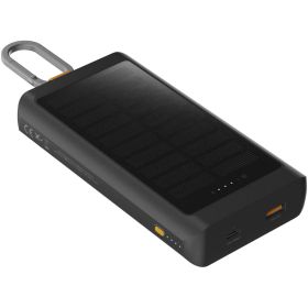 Xtorm XG2S101 Go2 10 000 mAh 15 W solcellsdriven powerbank med belysning  Grå