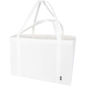 Jumbo tygväska i Non Woven av GRS-återvunnet material, 65L Vit