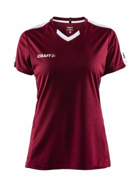 Progress Jersey Contrast W Maroon