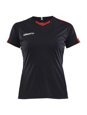 Progress Jersey Contrast W Black/Bright Red