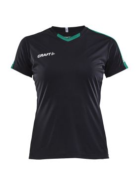 Progress Jersey Contrast W Black/Team Green