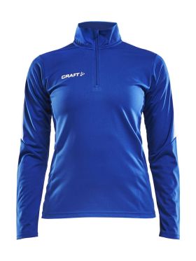 Progress Halfzip Ls Tee W Royal Blue