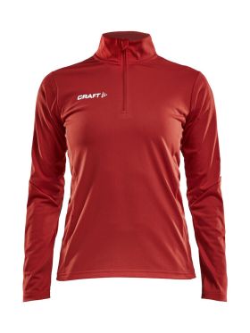 Progress Halfzip Ls Tee W Red