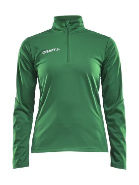 Progress Halfzip Ls Tee W Team Green