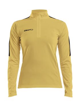 Progress Halfzip Ls Tee W Sweden Yellow/Black