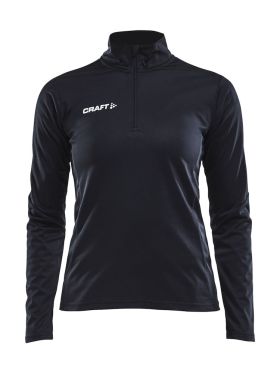 Progress Halfzip Ls Tee W Black