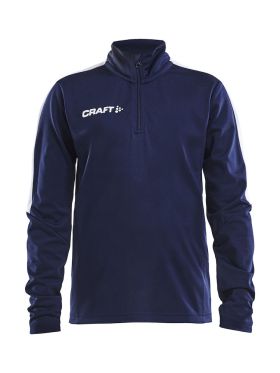 Progress Halfzip Ls Tee Jr Navy