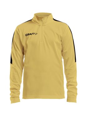 Progress Halfzip Ls Tee Jr Sweden Yellow/Black